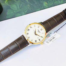 Load image into Gallery viewer, Tissot Classic Dream Ivory Dial Brown Leather Strap Watch for Men - T129.410.26.263.00