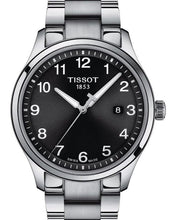 Load image into Gallery viewer, Tissot T-Sport Gent XL Black Dial Silver Steel Strap Watch for Men - T116.410.11.057.00