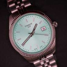 Load image into Gallery viewer, Tissot Ballade Quartz Green Dial Silver Steel Strap Watch for Women - T156.210.11.091.00