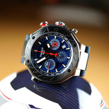 Load image into Gallery viewer, Tissot T Race Moto GP Limited Edition Chronograph Blue Dial Blue Rubber Strap Watch for Men - T141.417.17.047.00
