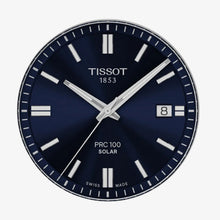 Load image into Gallery viewer, Tissot PRC 100 Solar Quartz Blue Dial Silver Steel Strap Watch for Men - T151.422.11.041.00