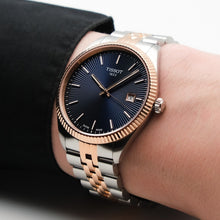Load image into Gallery viewer, Tissot Ballade Quartz Blue Dial Two Tone Steel Strap Watch for Men - T156.410.22.041.00