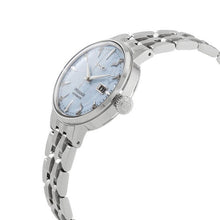 Load image into Gallery viewer, Seiko Presage Cocktail Time Automatic Skydiving Diamonds Blue Dial Silver Steel Strap Watch for Women - SRE007J1