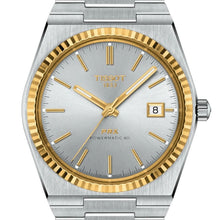 Load image into Gallery viewer, Tissot PRX Powermatic 80 Gold Automatic Silver Dial Silver Steel Strap Watch for Men - T931.407.41.031.01