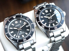 Load image into Gallery viewer, Seiko Prospex 1965 Heritage Divers Automatic Black Dial Silver Steel Strap Watch for Men - SPB453J1