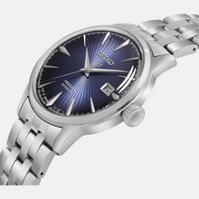 Load image into Gallery viewer, Seiko Presage Cocktail Time Automatic Blue Dial Silver Steel Strap Watch for Men - SRPB41J1
