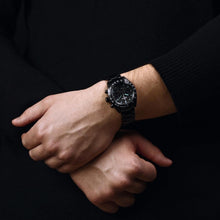 Load image into Gallery viewer, Seiko Prospex Speedtimer The Black Series Limited Edition Black Dial Black Steel Strap Watch for Men - SSC917