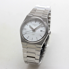 Load image into Gallery viewer, Tissot PRX Quartz Mother of Pearl Dial Silver Steel Strap Watch for Women- T137.210.11.111.00