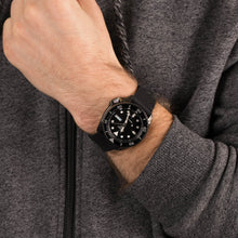 Load image into Gallery viewer, Seiko 5 Sports SKX Series Automatic Black Dial Black Silicone Strap Watch for Men - SRPD65K2