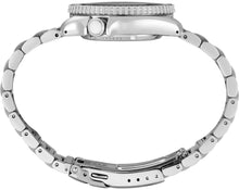 Load image into Gallery viewer, Seiko 5 Sports SKX Automatic Black Dial Silver Steel Strap Watch for Men - SRPL85K1