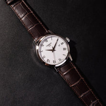 Load image into Gallery viewer, Tissot T Classic Dream Quartz White Dial Brown Leather Strap Watch for Men - T129.410.16.013.00