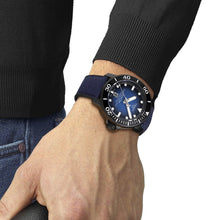 Load image into Gallery viewer, Tissot Seastar 2000 Professional Powermatic 80 Blue Dial Blue Nylon Strap Watch for Men - T120.607.37.041.00