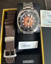 Load image into Gallery viewer, Seiko Prospex US Special Edition King Turtle Automatic Brown Dial Silver Steel Strap Watch for Men - SRPH55