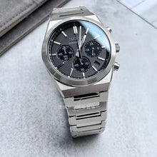 Load image into Gallery viewer, Seiko Conceptual Chronograph Grey Dial Silver Steel Strap Watch for Men - SSB455P1