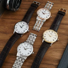 Load image into Gallery viewer, Tissot T Classic Dream Quartz White Dial Brown Leather Strap Watch for Men - T129.410.16.013.00