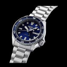 Load image into Gallery viewer, Seiko 5 Sports SKX Automatic Blue Dial Silver Steel Strap Watch for Men - SRPL83K1