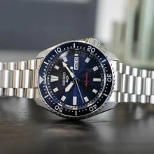 Load image into Gallery viewer, Seiko 5 Sports SKX Automatic Blue Dial Silver Steel Strap Watch for Men - SRPL83K1