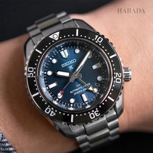 Load image into Gallery viewer, Seiko Prospex Diver Scuba Automatic Blue Dial Silver Steel Strap Watch for Men - SBEJ021
