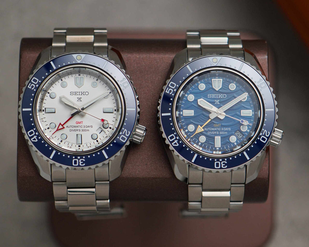 Seiko Prospex 1968 Heritage Diver's GMT 60th Anniversary White Dial Silver Steel Strap Watch for Men - SPB519J1