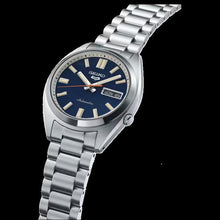 Load image into Gallery viewer, Seiko 5 Sports SNXS Automatic Blue Dial Silver Steel Strap Watch for Men - SRPK87K1