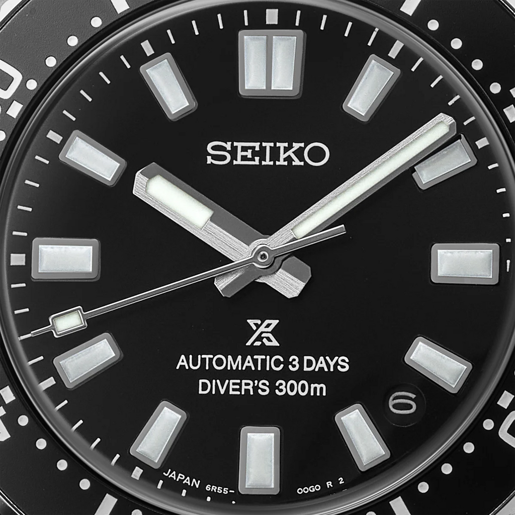 Seiko Prospex 1965 Heritage Divers Automatic Black Dial Silver Steel Strap Watch for Men - SPB453J1