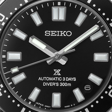 Load image into Gallery viewer, Seiko Prospex 1965 Heritage Divers Automatic Black Dial Silver Steel Strap Watch for Men - SPB453J1
