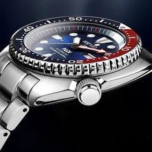Load image into Gallery viewer, Seiko Prospex PADI Special Edition Automatic Blue Dial Silver Steel Strap Watch for Men - SRPE99