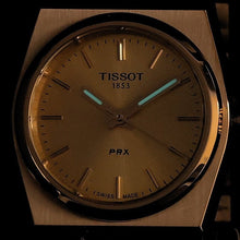 Load image into Gallery viewer, Tissot PRX 25mm Gold DIal Gold Steel Strap Watch for Women - T137.010.33.021.00