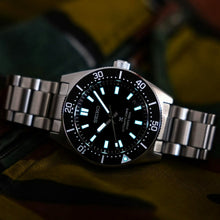 Load image into Gallery viewer, Seiko Prospex 1965 Heritage Divers Automatic Black Dial Silver Steel Strap Watch for Men - SPB453J1