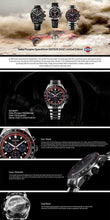 Load image into Gallery viewer, Seiko Prospex Speedtimer Solar Chronograph Datsun 240Z Collaboration Limited Edition Black Dial Two Tone Steel Strap Watch for Men - SSC957