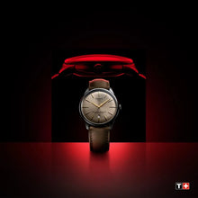 Load image into Gallery viewer, Tissot Chemin des Tourelles Automatic Powermatic 80 Ivory Dial Green Leather Strap Watch for Men - T139.407.16.261.00
