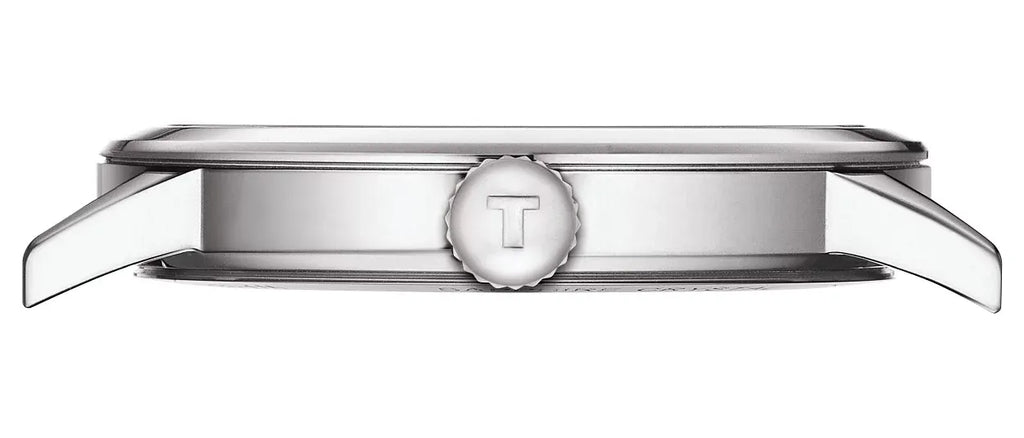 Tissot T Classic Dream Quartz Black Dial Black Leather Strap Watch for Men - T129.410.16.053.00