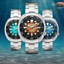 Load image into Gallery viewer, Seiko US Special Edition Automatic Green Dial Silver Steel Strap Watch for Men - SRPH57