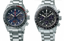 Load image into Gallery viewer, Seiko Prospex Speedtimer Solar Chronograph Blue Dial Silver Steel Strap Watch for Men - SSC815