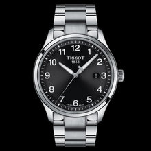 Load image into Gallery viewer, Tissot T-Sport Gent XL Black Dial Silver Steel Strap Watch for Men - T116.410.11.057.00