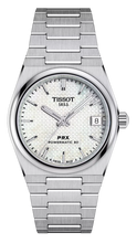 Load image into Gallery viewer, Tissot PRX Quartz Mother of Pearl Dial Silver Steel Strap Watch for Women- T137.210.11.111.00
