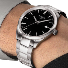 Load image into Gallery viewer, Tissot PR 100 Black Dial Silver Steel Strap Watch for Men - T150.410.11.051.00