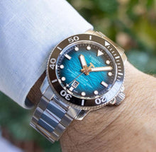 Load image into Gallery viewer, Tissot Seastar 2000 Professional Powermatic 80 Blue Dial Silver Steel Strap Watch for Men - T120.607.11.041.00