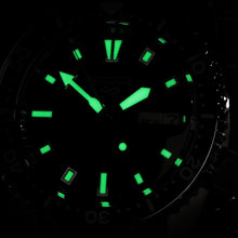 Load image into Gallery viewer, Seiko 5 Sports SKX Automatic Black Dial Silver Steel Strap Watch for Men - SRPL85K1