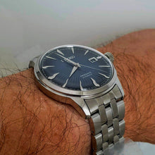 Load image into Gallery viewer, Seiko Presage Cocktail Time Automatic Blue Dial Silver Steel Strap Watch for Men - SRPB41J1