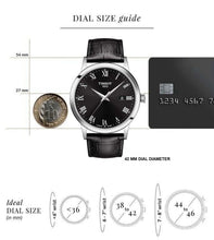 Load image into Gallery viewer, Tissot T Classic Dream Quartz Black Dial Black Leather Strap Watch for Men - T129.410.16.053.00