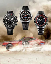 Load image into Gallery viewer, Seiko Prospex Speedtimer Solar Chronograph Datsun 240Z Collaboration Limited Edition Black Dial Two Tone Steel Strap Watch for Men - SSC957
