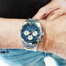 Load image into Gallery viewer, Seiko Conceptual Chronograph Blue Dial Silver Steel Strap Watch for Men- SSB453P1
