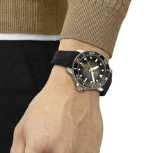 Load image into Gallery viewer, Tissot Seastar 2000 Professional Powermatic 80 Black Dial Black Rubber Strap Watch for Men - T120.607.17.441.01