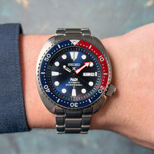 Load image into Gallery viewer, Seiko Prospex Sea Padi Blue Dial Silver Steel Strap Watch for Men - SRPE99K1