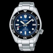 Load image into Gallery viewer, Seiko Prospex Marinemaster Automatic Scuba Divers Blue Dial Silver Steel Strap Watch for Men - SPB187J1