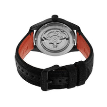 Load image into Gallery viewer, Seiko 5 Sports Flieger Pilot Automatic Black Dial Black Nylon Strap Watch for Men - SRPH33K1
