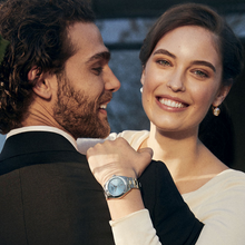 Load image into Gallery viewer, Tissot PR 100 Sport Chic Lady Blue Dial Silver Steel Strap Watch for Women - T101.910.11.351.00