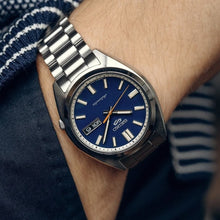Load image into Gallery viewer, Seiko 5 Sports SNXS Automatic Blue Dial Silver Steel Strap Watch for Men - SRPK87K1