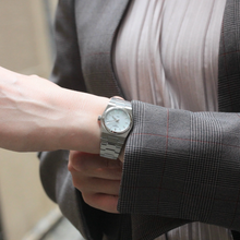 Load image into Gallery viewer, Tissot PRX Quartz Mother of Pearl Dial Silver Steel Strap Watch for Women - T137.010.11.111.00